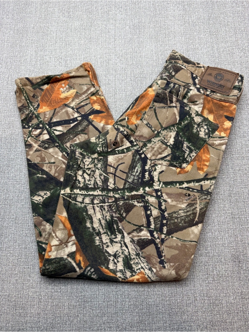 Wrangler Authentics Mens Fusion 3D Camo Jeans Realtree Hunting Pant